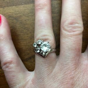 Vintage moissanite ring